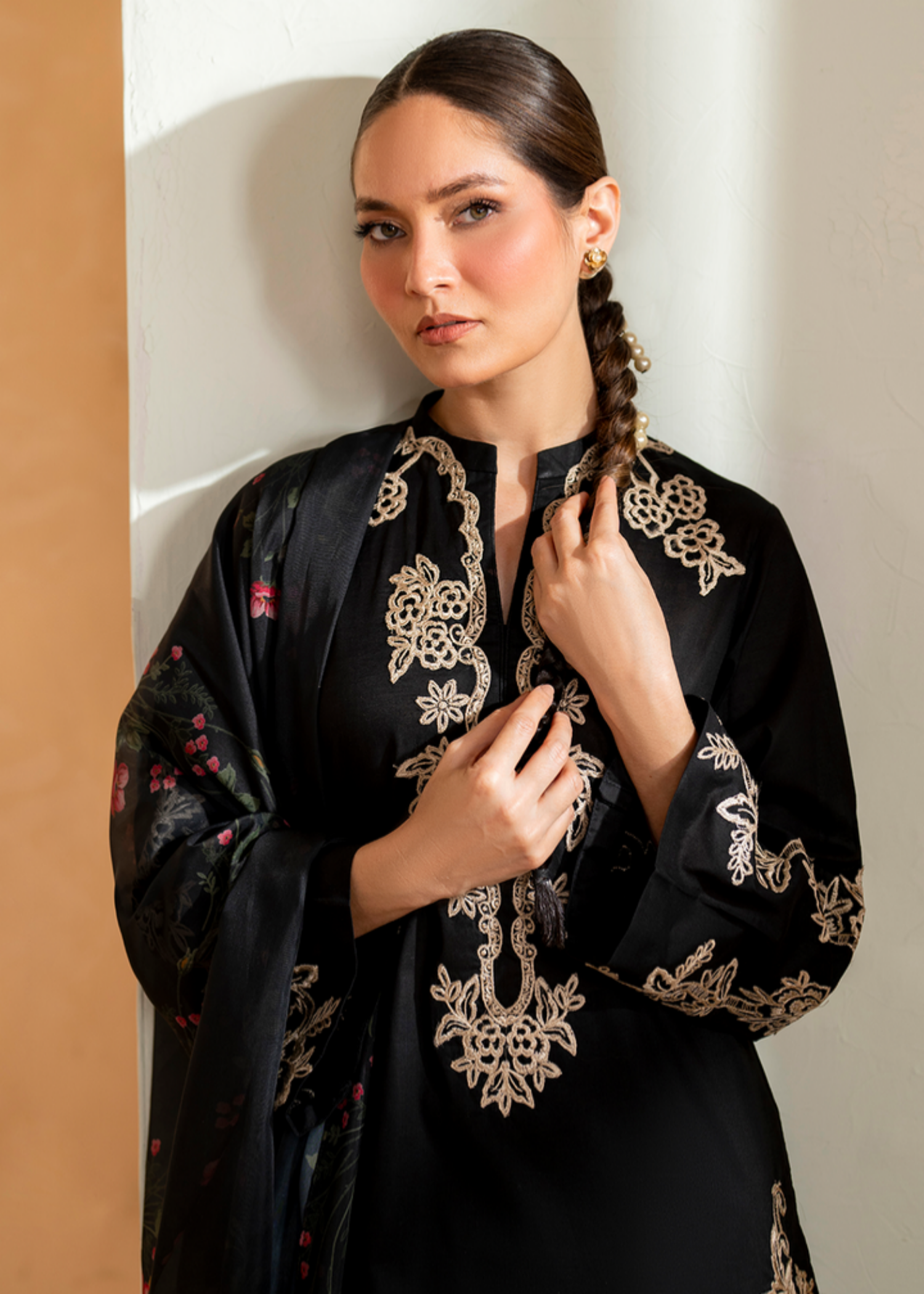 Afsarah CHARCOAL Women 3pcs