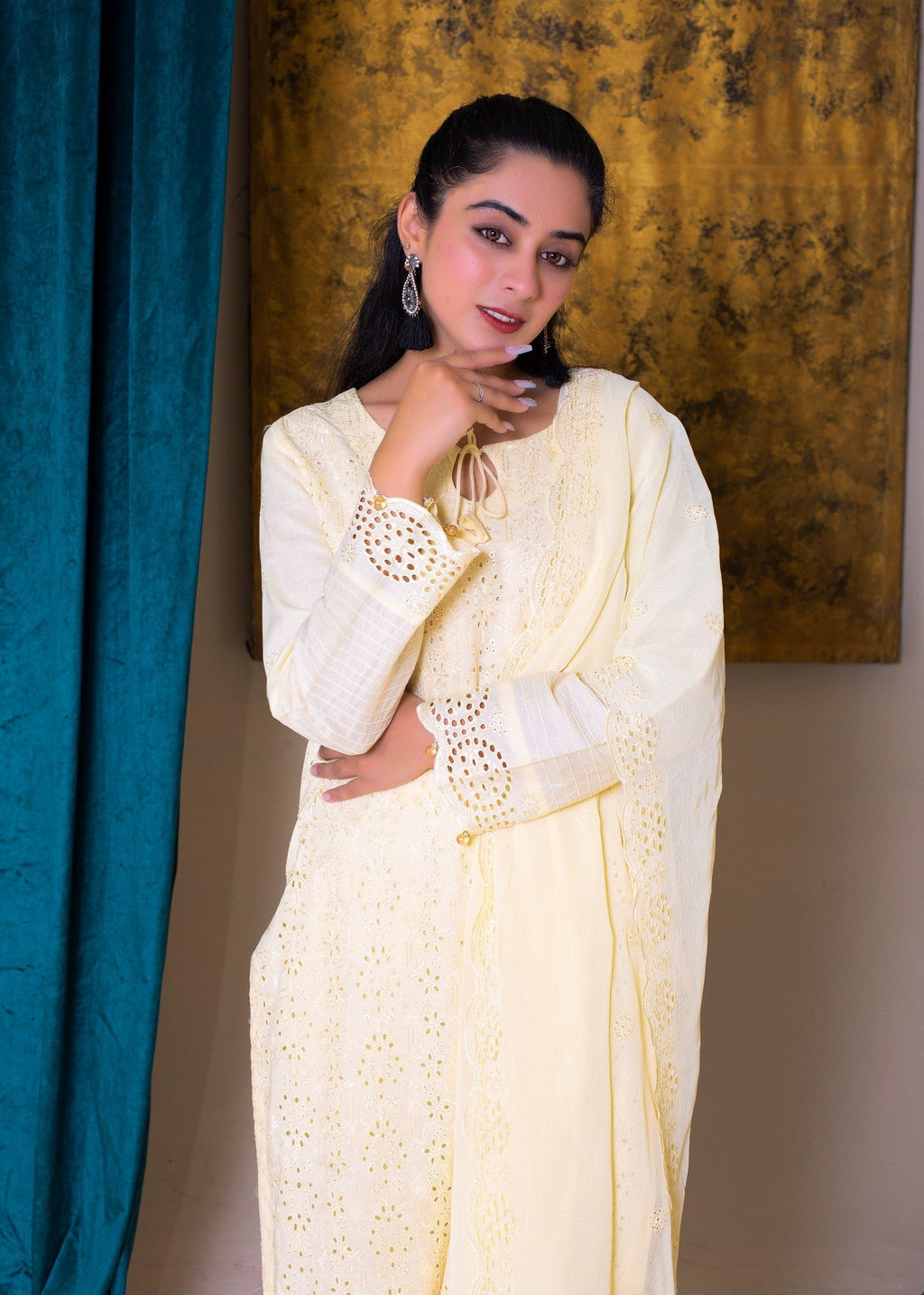 Sundar Stitch LEMON LUSH | SS 1004 Women 3pcs