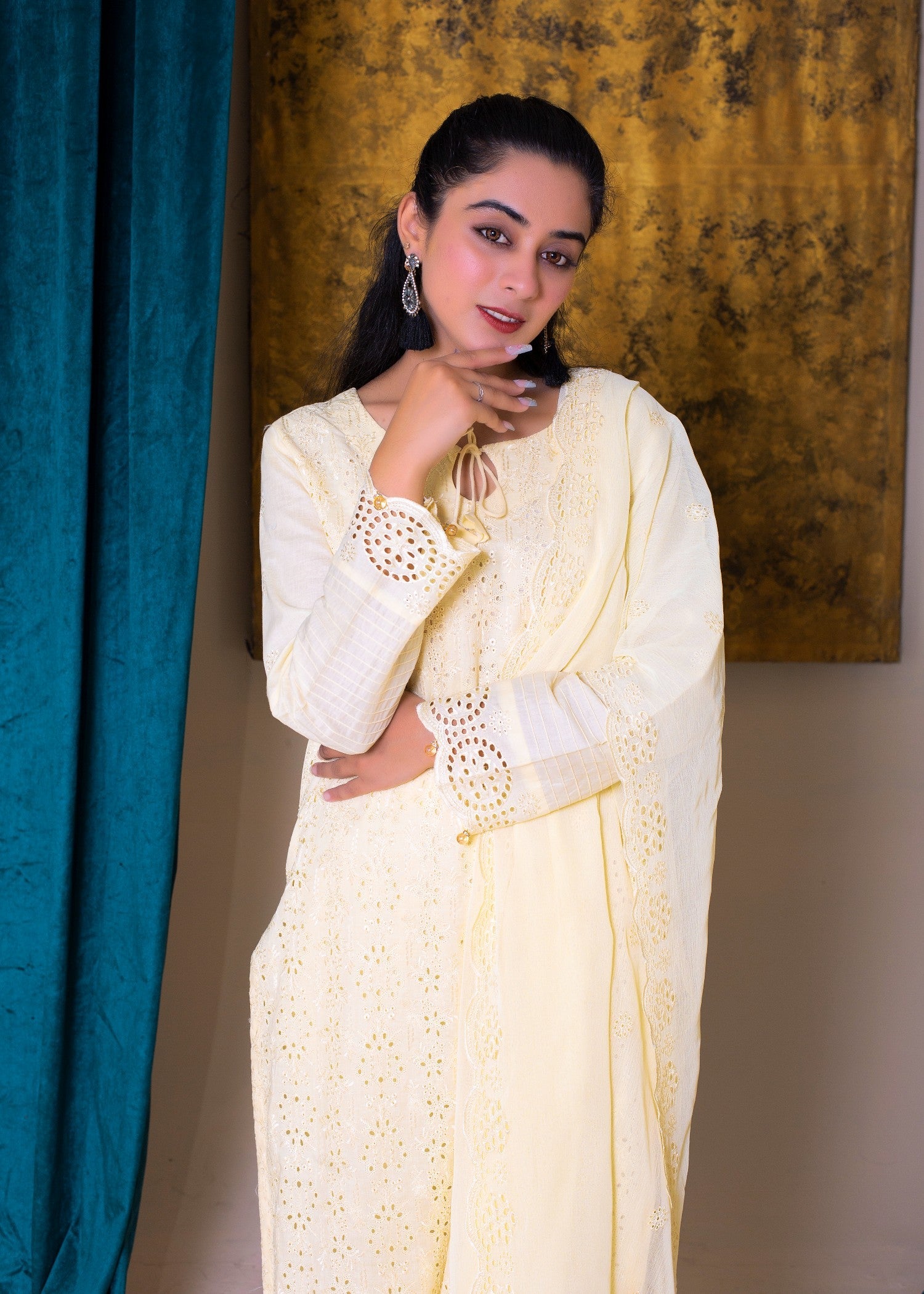 Sundar Stitch LEMON LUSH | SS 1004 Women 3pcs