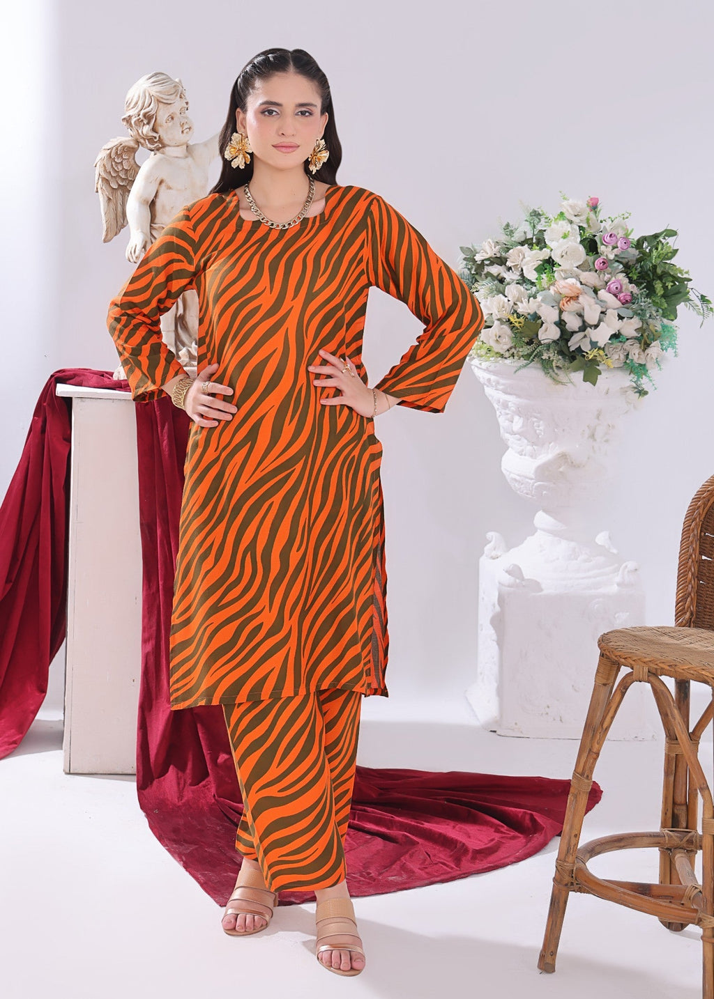 Polawn Basics PB PREMIUM LINEN 106 A | PRET COLLECTION Women 2pcs