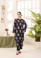 Stylish Collection ZEENAT BLACK Women 2pcs