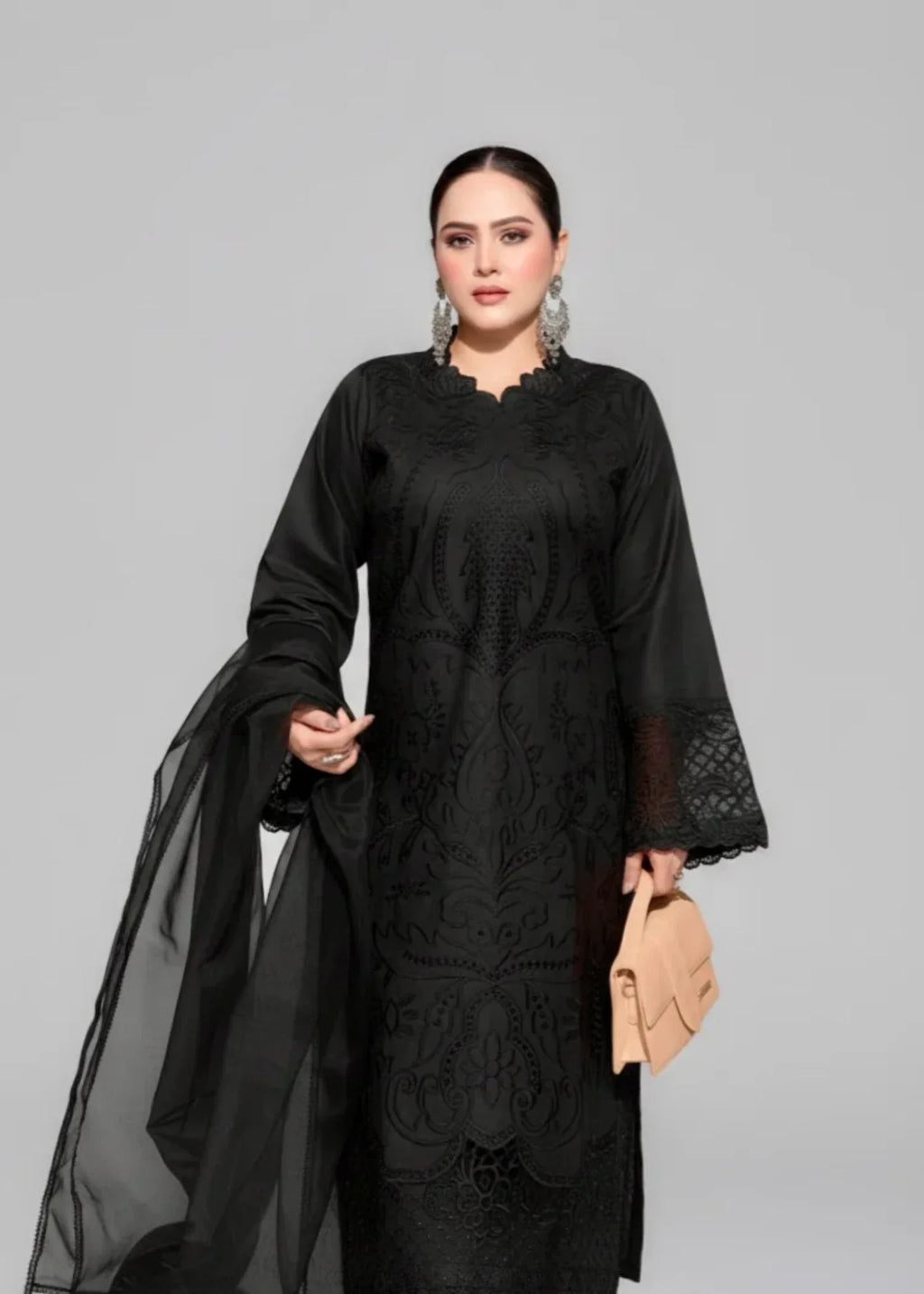 Preetpret Black Shanzay Women 3pcs