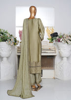 Ahmed Creations RUMAISA OLIVE GREEN Women 3pcs