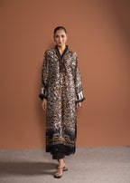 Alyssa LEOPARD PRINT SILK ALN22 Women 2pcs