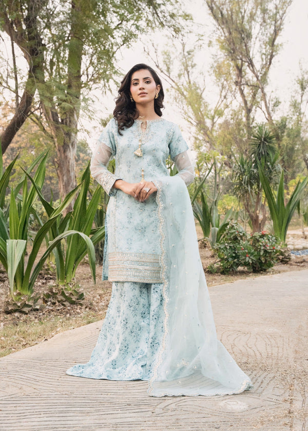 Maira Fashion Silk Sharara Set 77 Women 3pcs