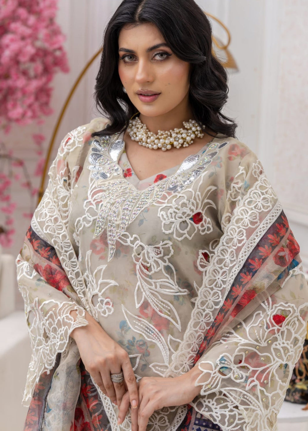 Suits By Sadia Multi floral xpression Women 3pcs