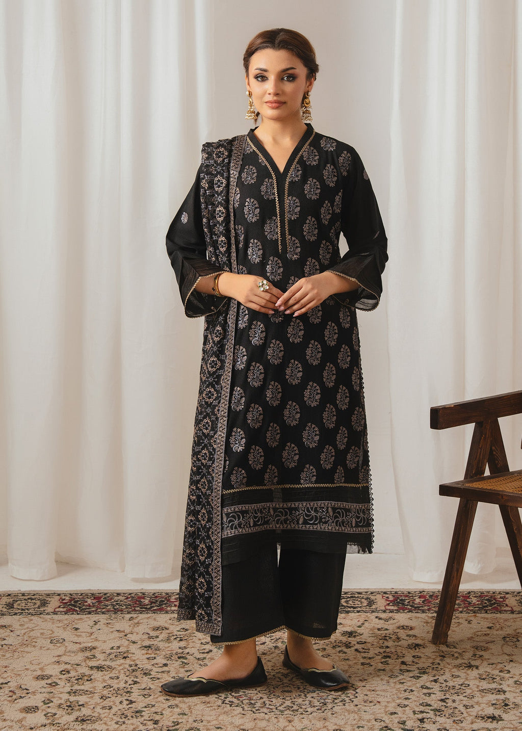 Zoya&Zafar Sundar Saffron Women 3pcs