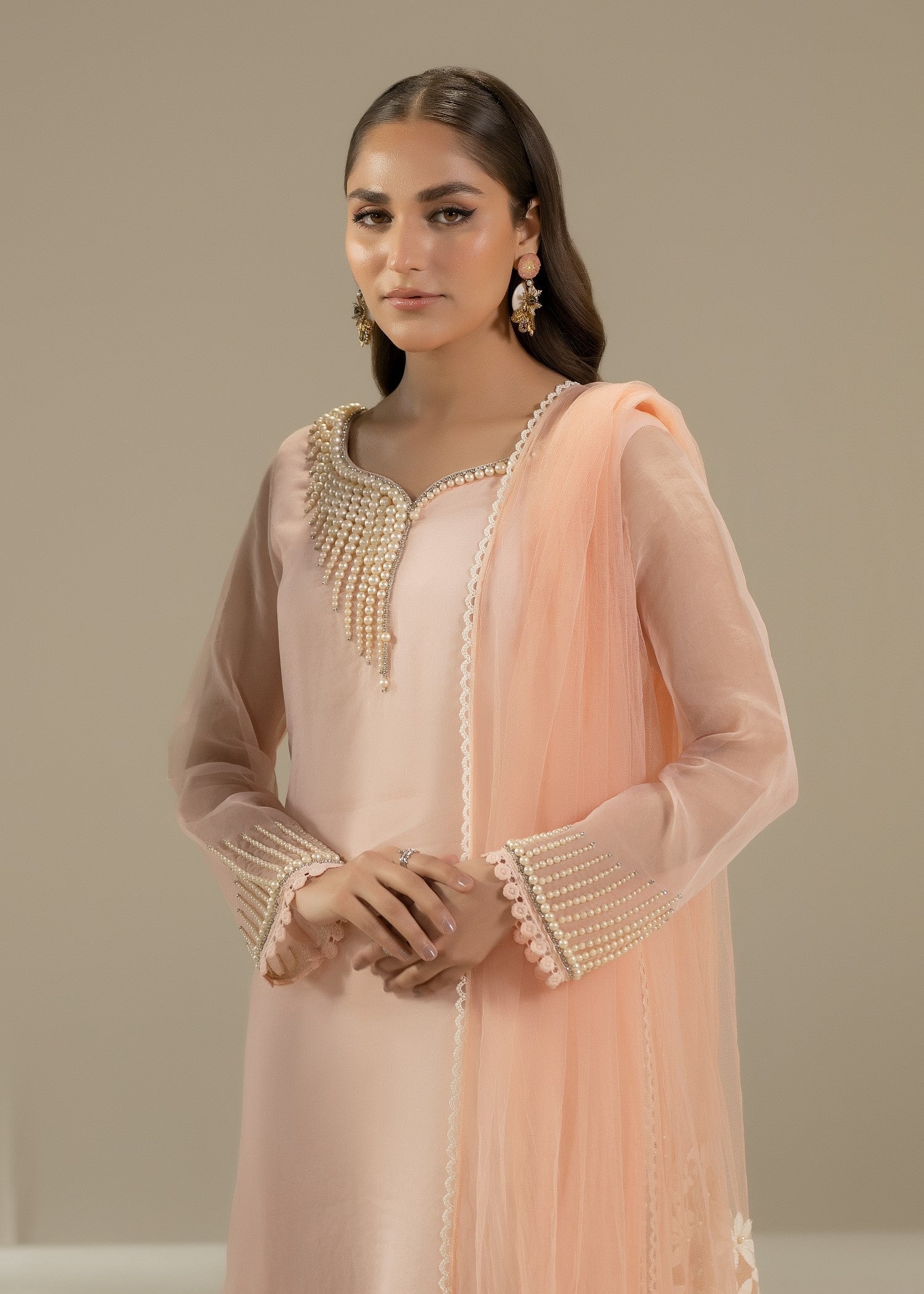 Khuda Baksh Creations Z 305 Pink Women 4pcs