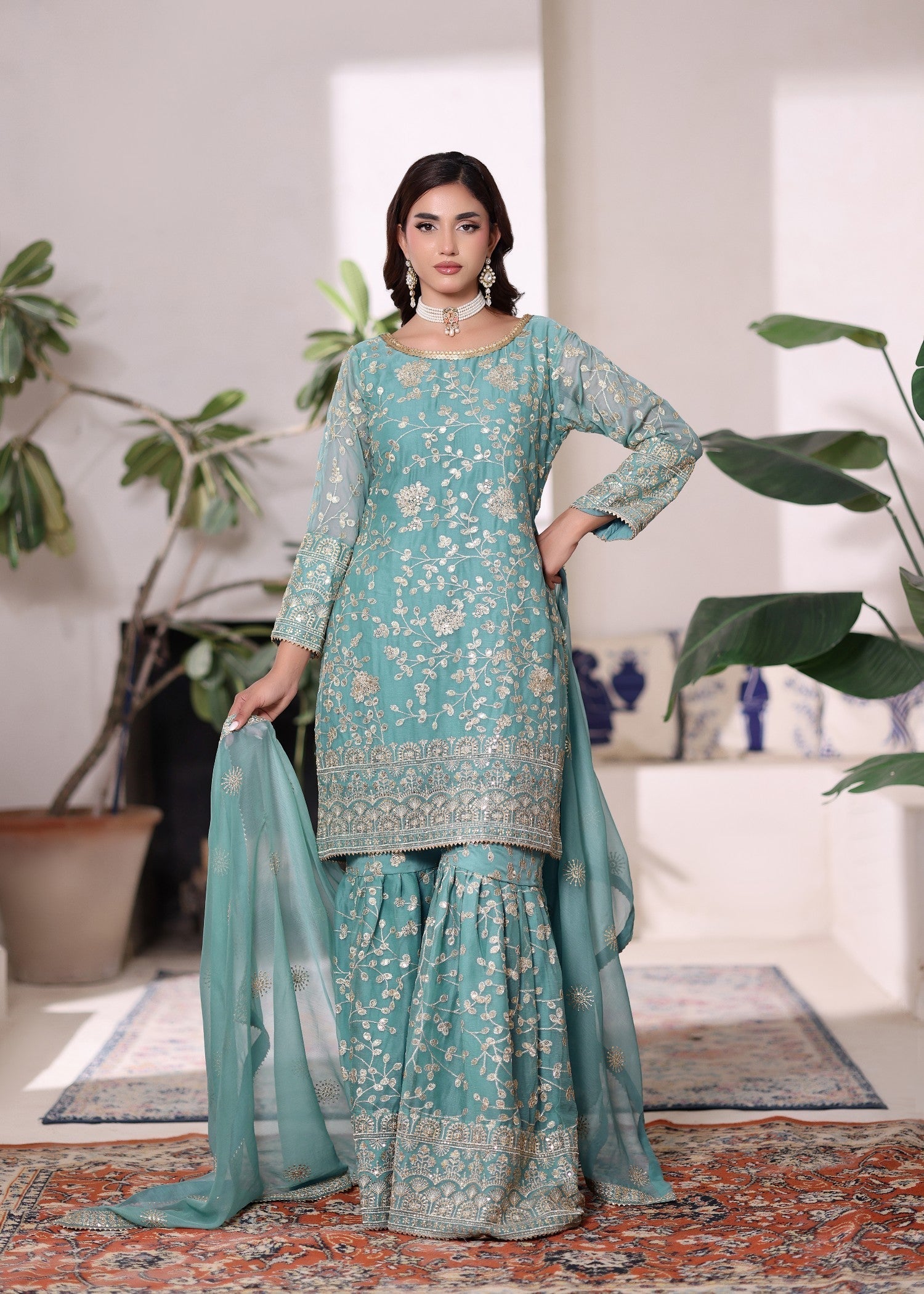 Abaan Zohan Riwaj Aqua Women 3pcs