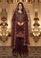 Diara Couture ZOYA US 603 BURGUNDY Women 3pcs