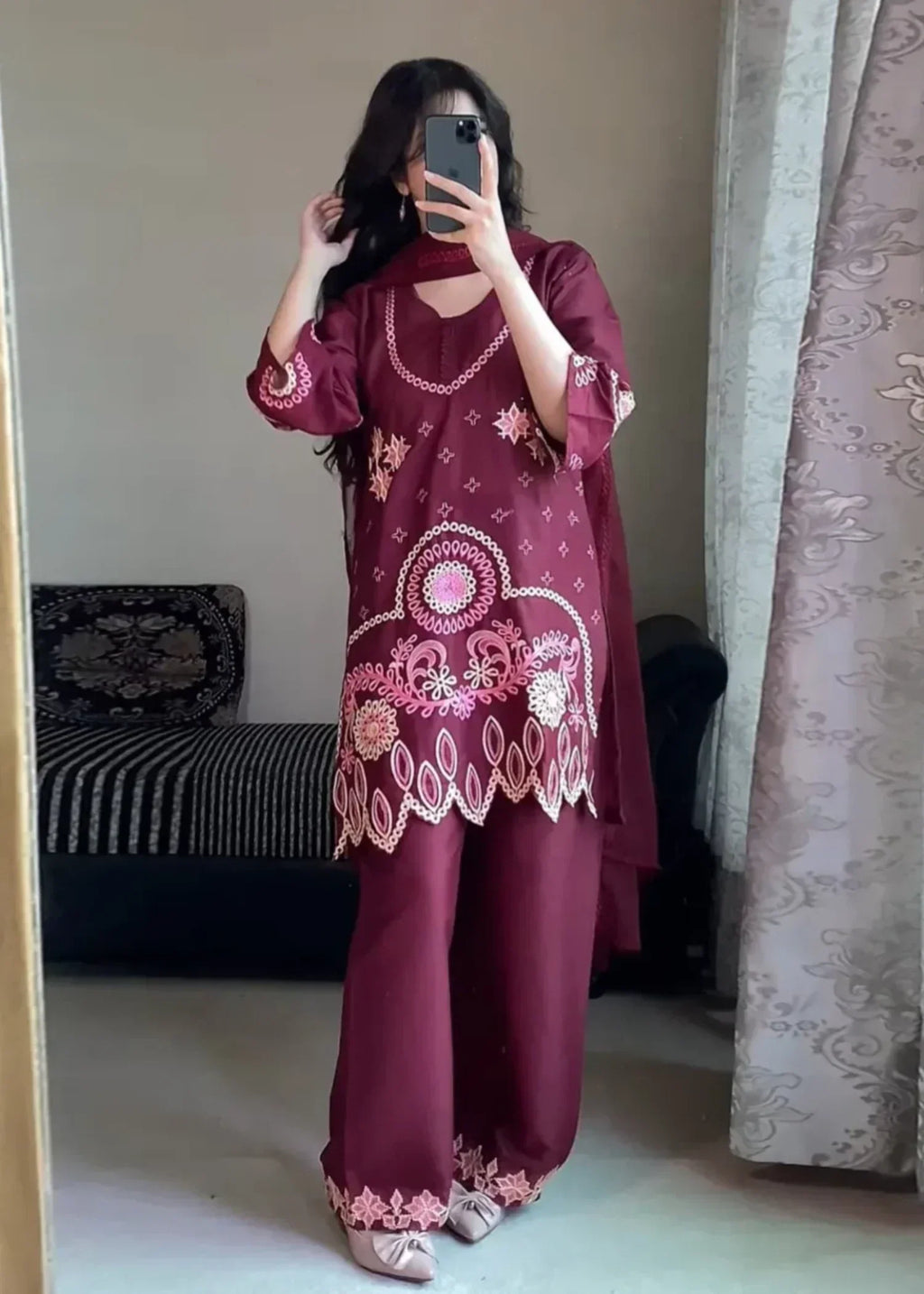 Tawakal Closet ZIRWAH MAROON Women 3pcs