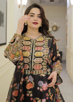 Tehzeeb Libas CHANDNI EMBROIDERED Women 3pcs