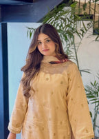 Libbas.Pk Sahara Beige Women 3pcs