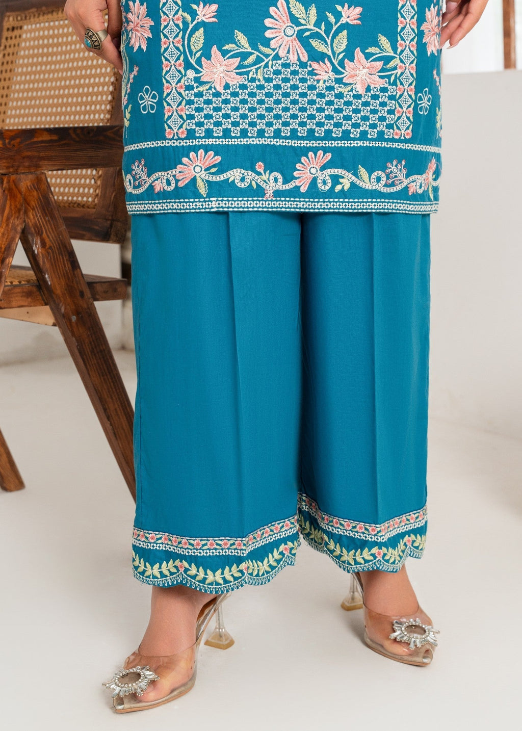 Sahibas By Mirza Gulnazeen Blue Women 3pcs