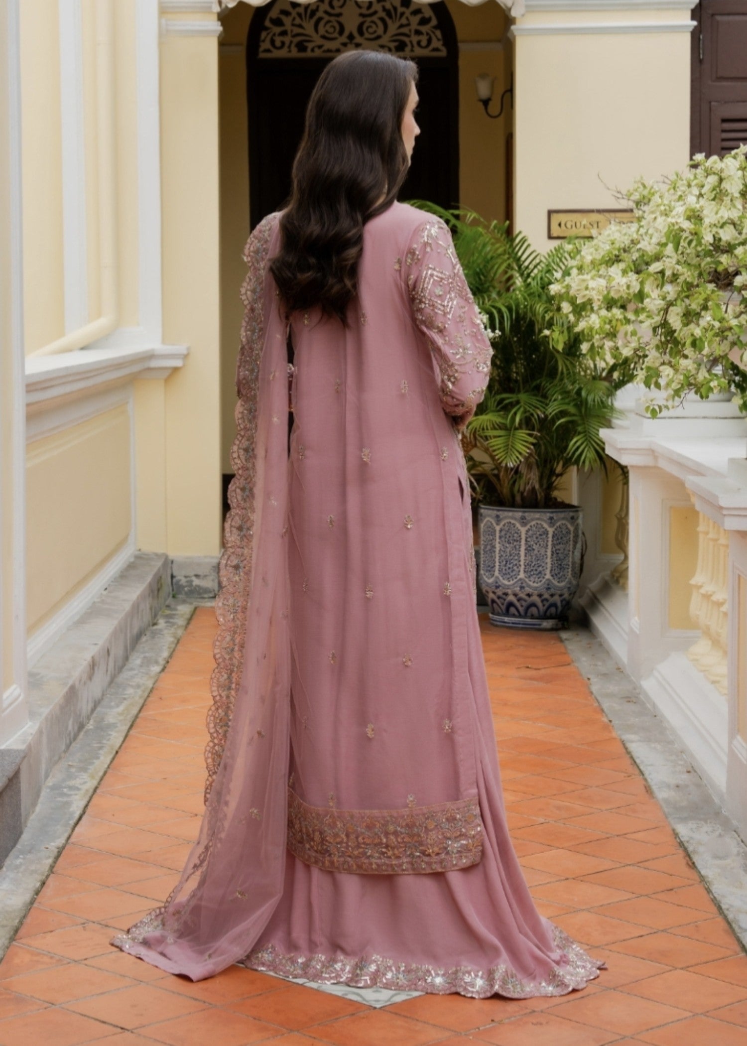 Agha Jaan ZARI BLOSSOM Women 3pcs