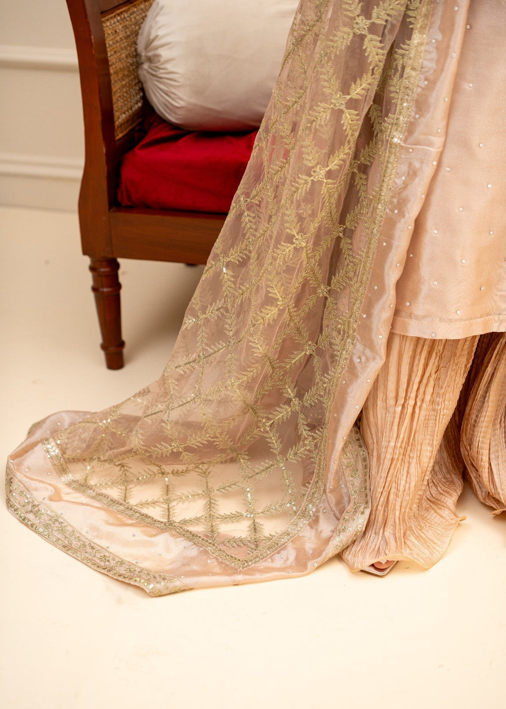 Alyssa Tea Pink suit ALL407 Women 3pcs