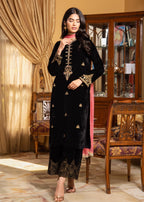 Oh Chintz Black Velvet Set Women 3pcs