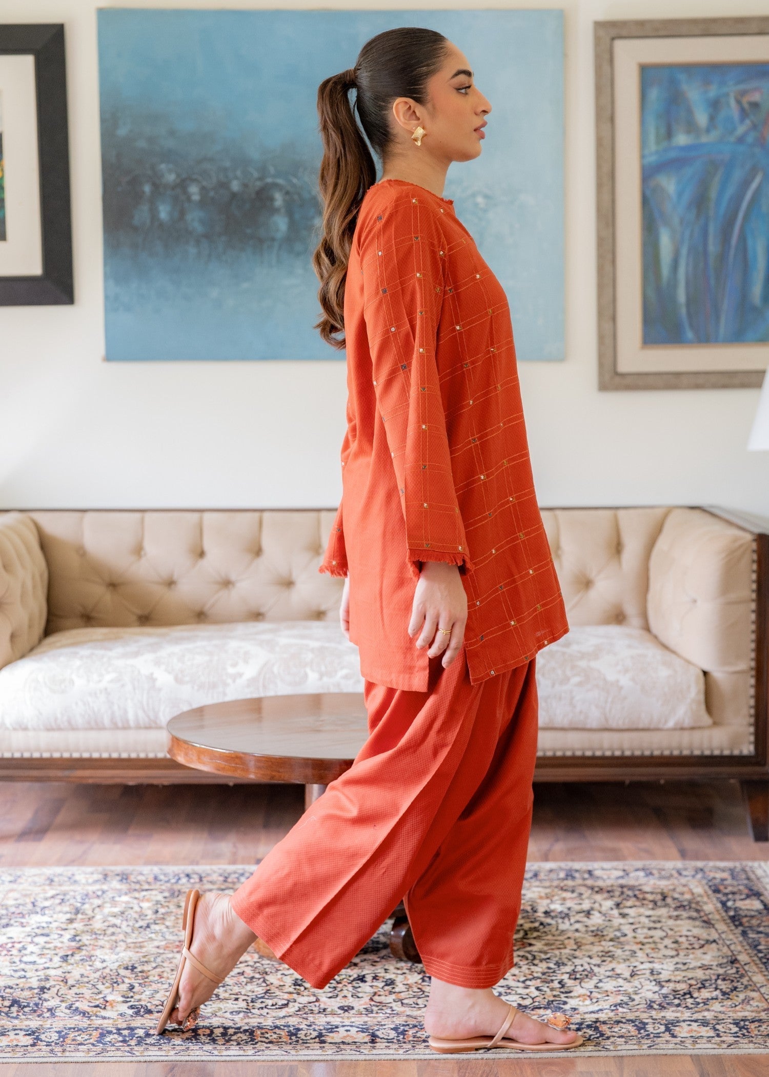 Sahar Mandarin Mist Women 2pcs