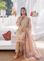 Sajfi Closet Luxury Cotton Stitched for Women | Beige Women 3pcs