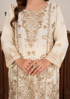 Four Season Boutique MAHAJABEEN CREAM Women 3pcs