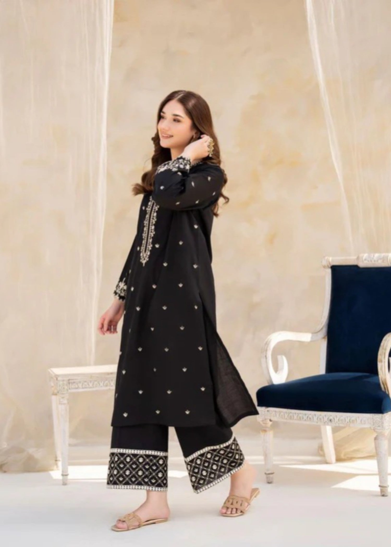 Chaudhary Arts Hock black Women 2pcs