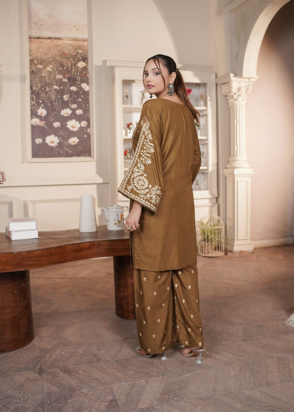 Gulposh Noor Zaar (Embroided ) Women 2pcs