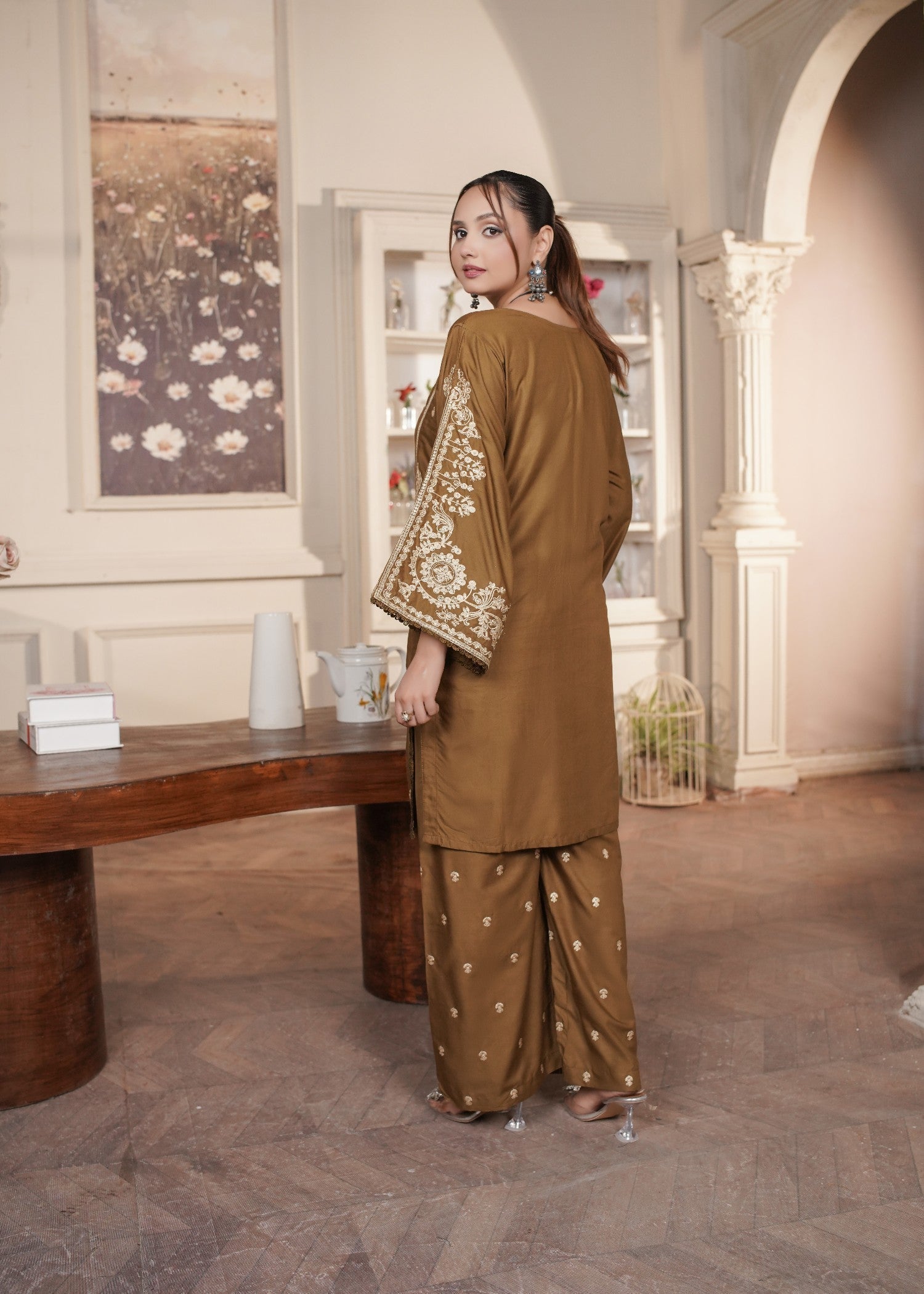 Gulposh Noor Zaar (Embroided ) Women 2pcs