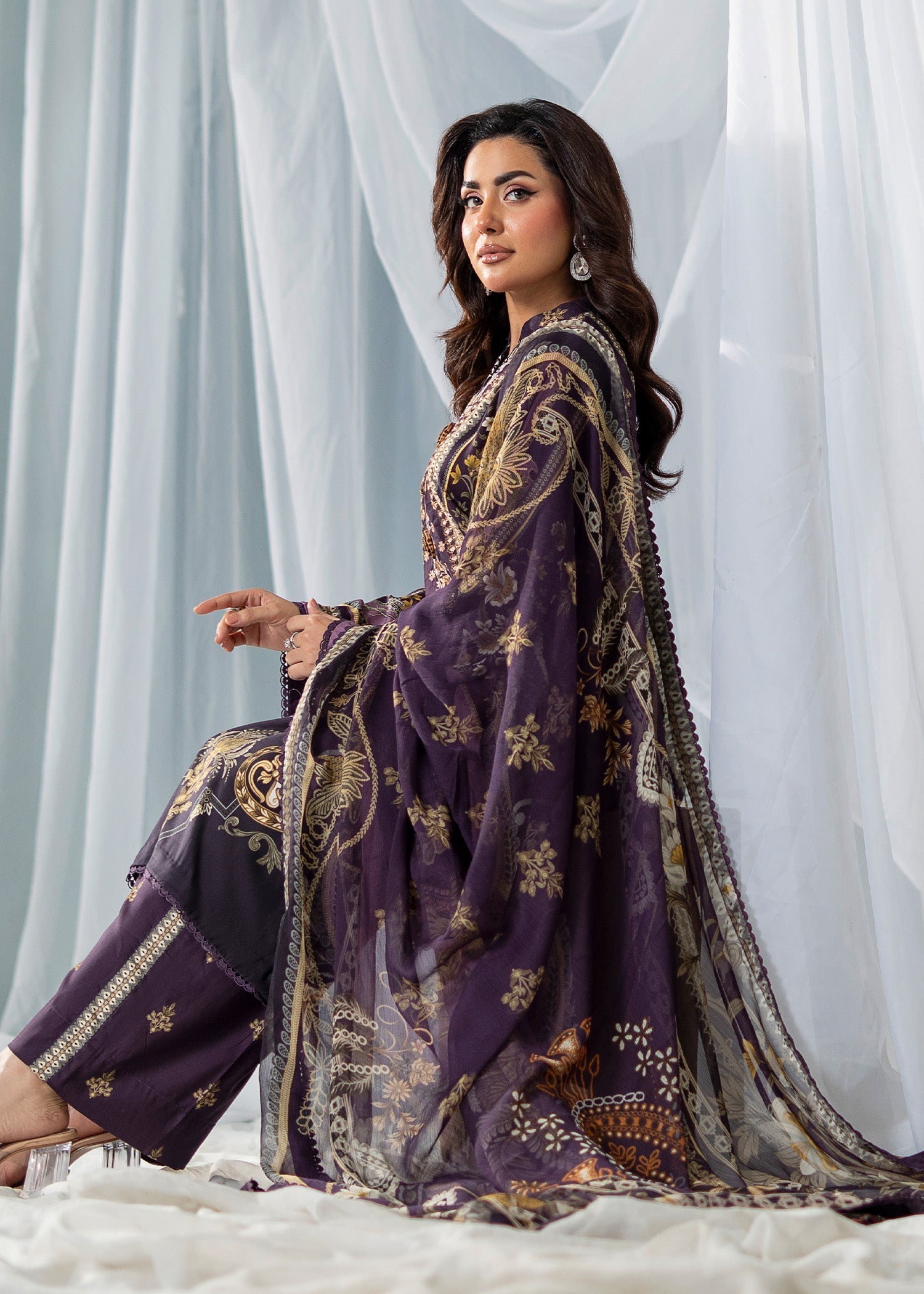 Meerak Pret Royal Plum Women 3pcs