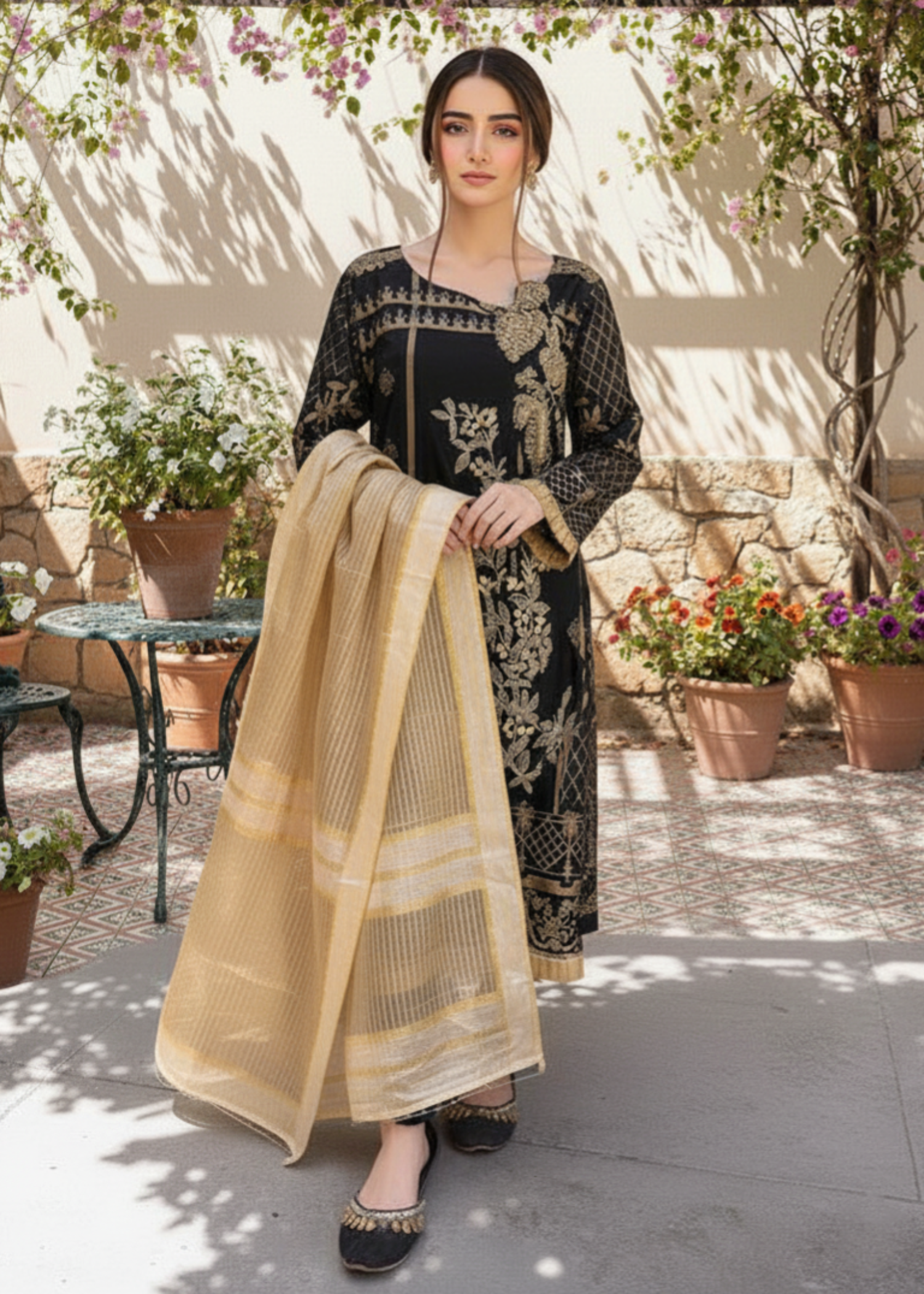 Diara Couture CHAMBELI JK 471 BLACK Women 3pcs