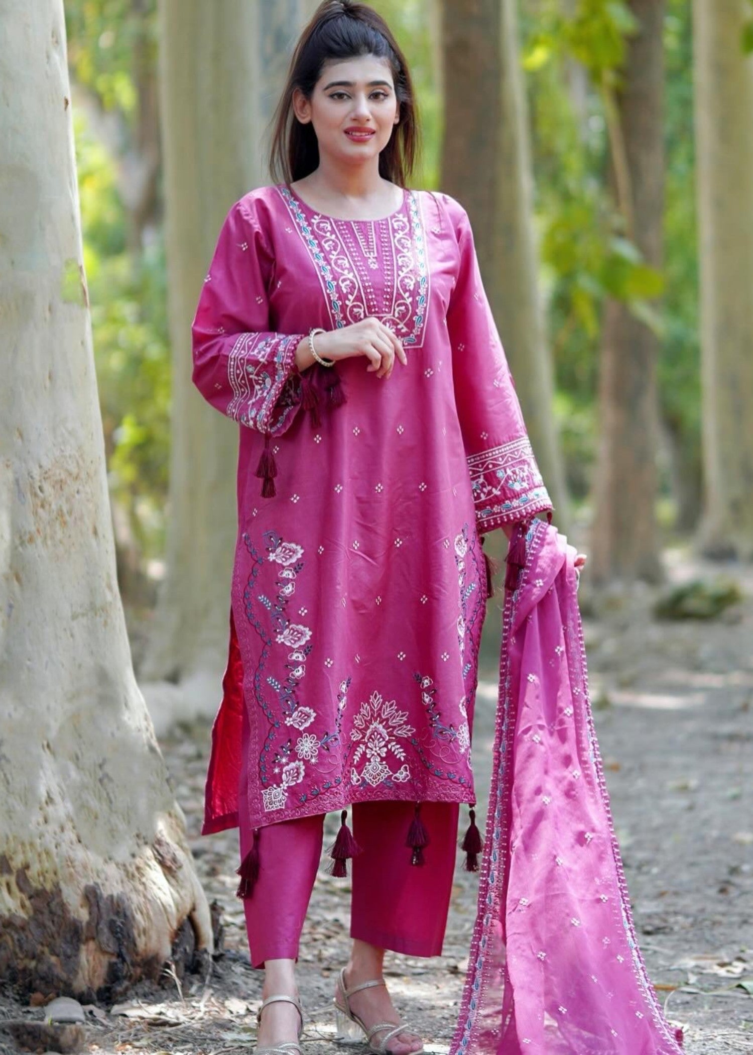 Chaudhary Arts Alishah Embroidered Women 3pcs
