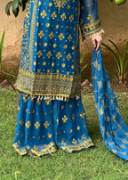 Four Season Boutique ZARI TEAL BLUE Women 3pcs