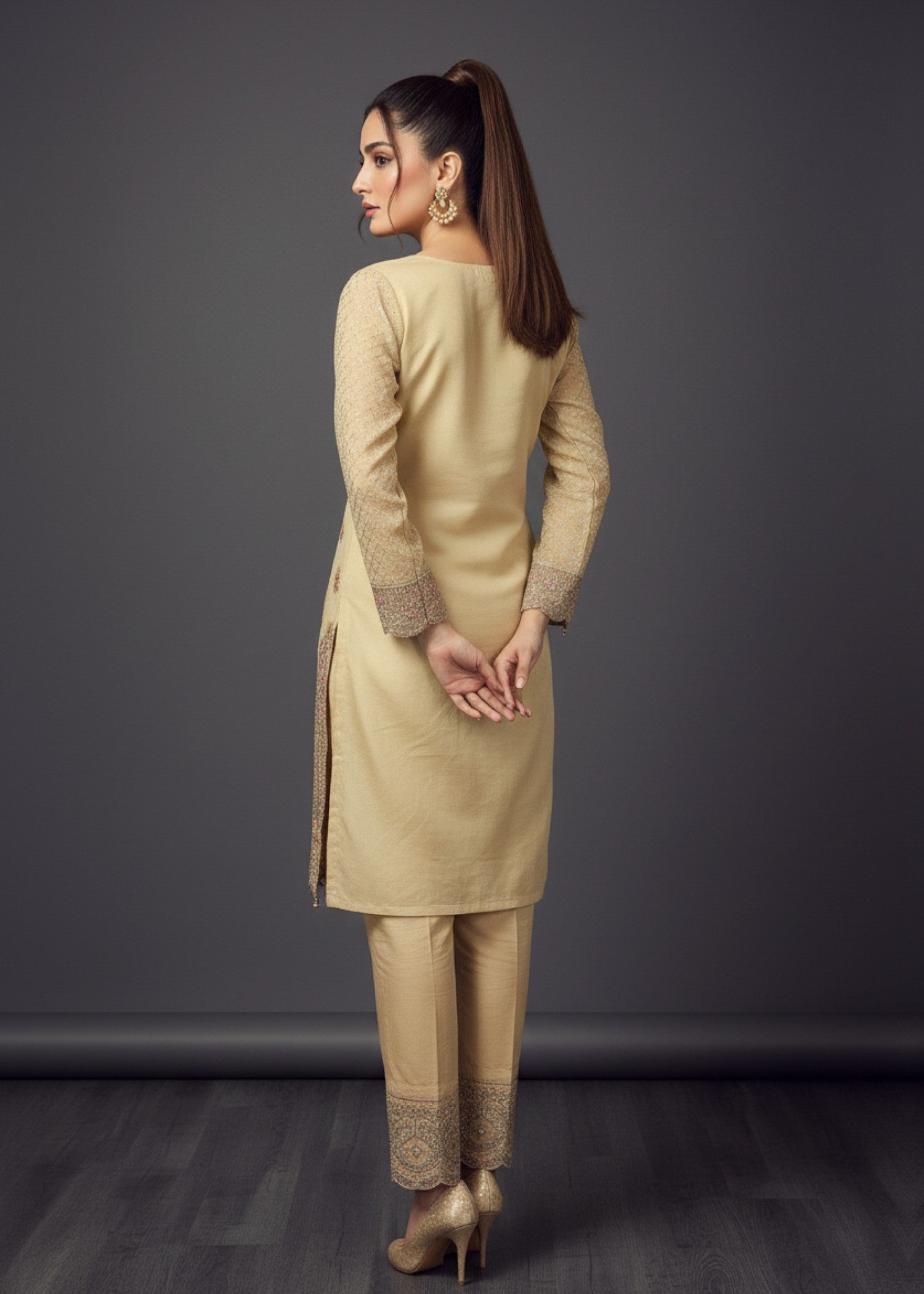 Diara Couture HUSNA US 491 MARI GOLD Women 3pcs