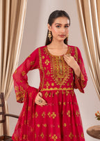 Four Season Boutique DOTTED GARRARA HOTPINK Women 3pcs