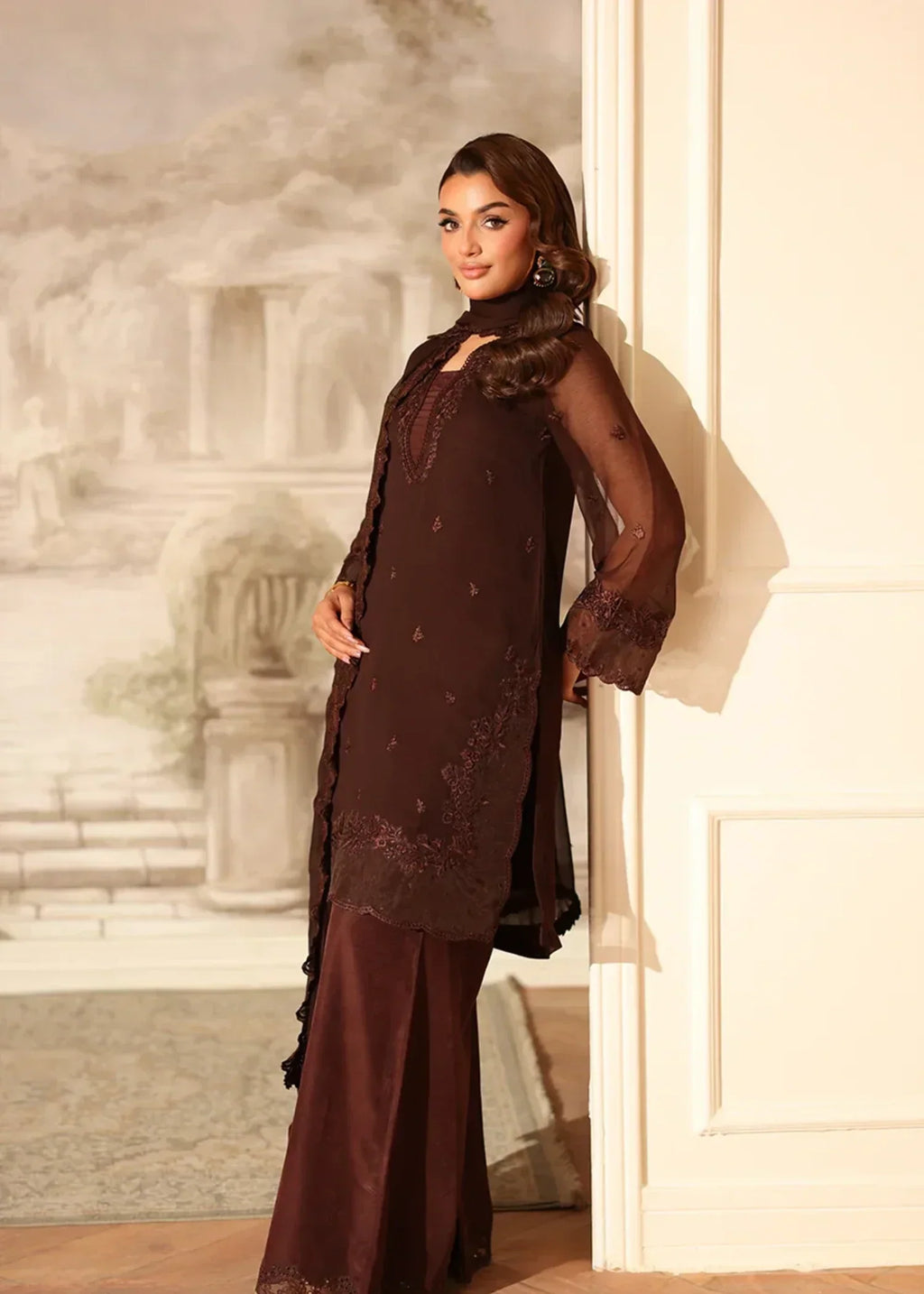 Azure Cocoa Drape Women 3pcs