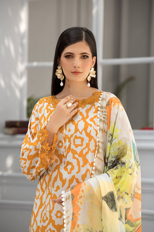 Afiay Clothing Naranji Women 3pcs