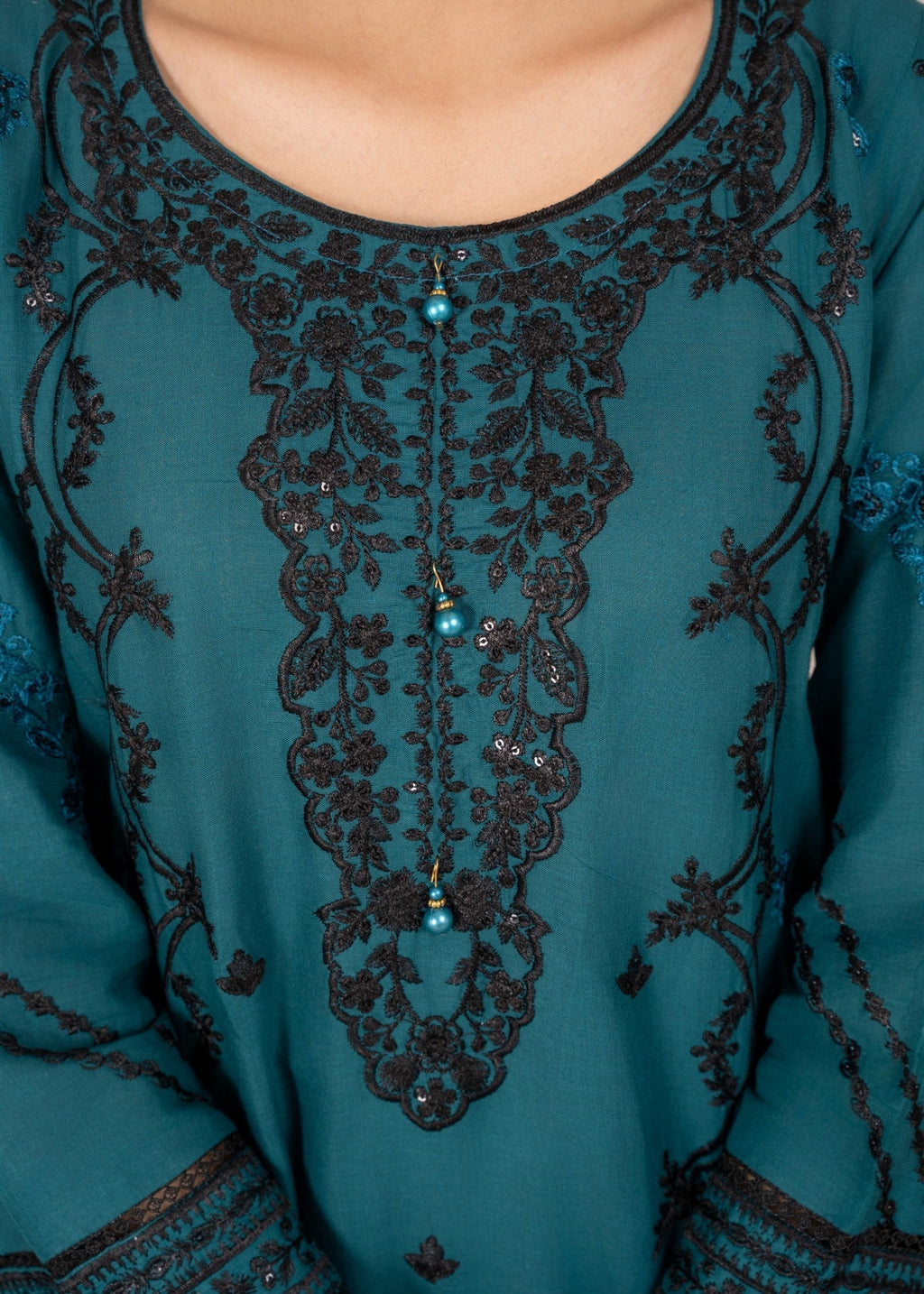 Four Season Boutique ZIRWAH COTTON TEAL Women 3pcs