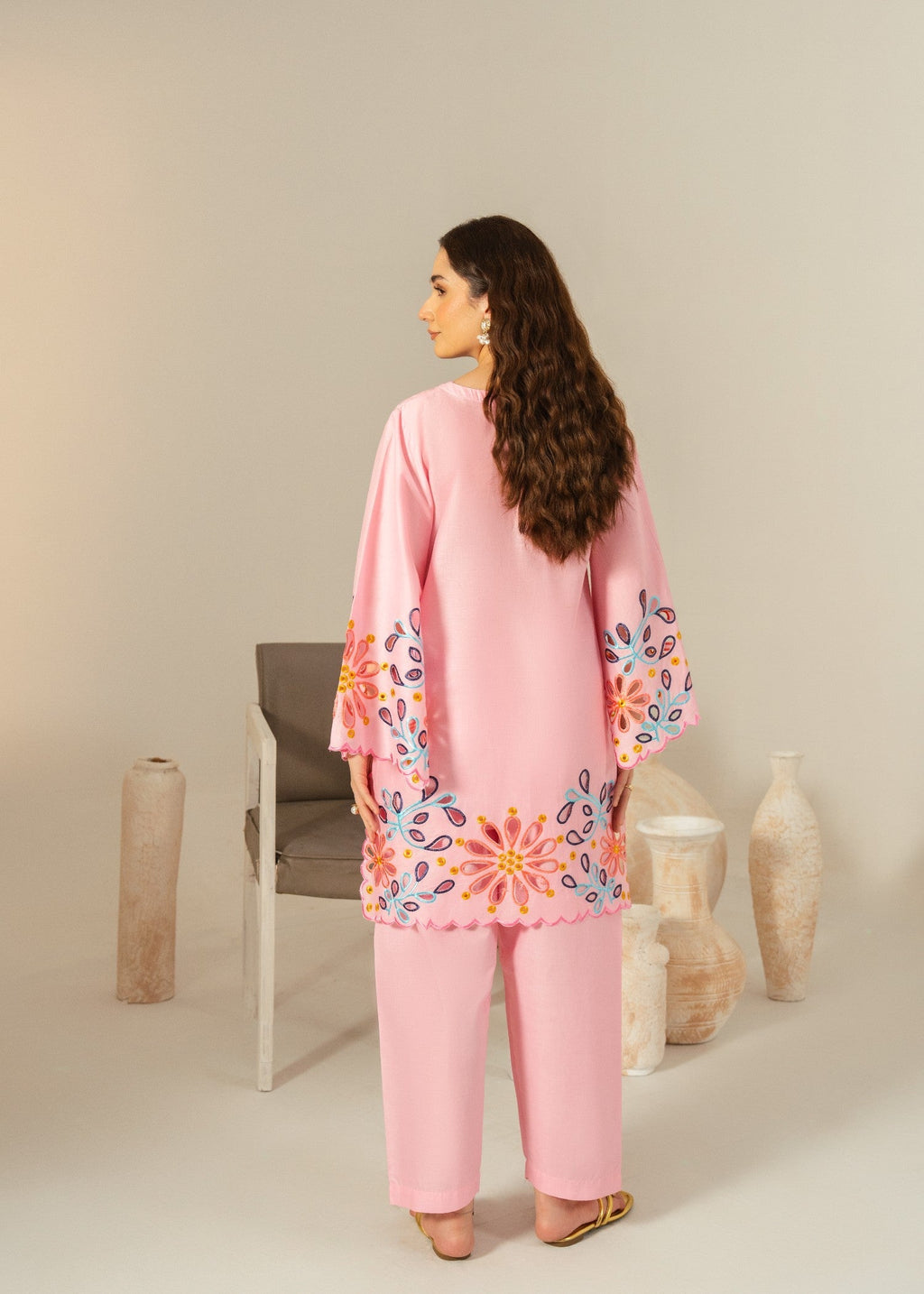 Chaudhary Arts Grace Pink Women 2pcs