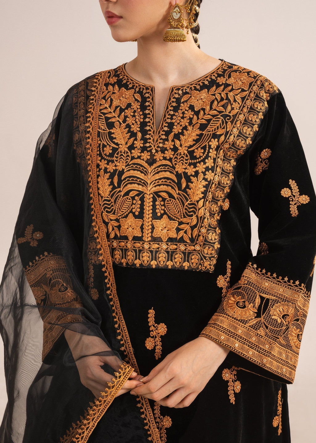 Rajdulari Kangana Velvet Women 3pcs