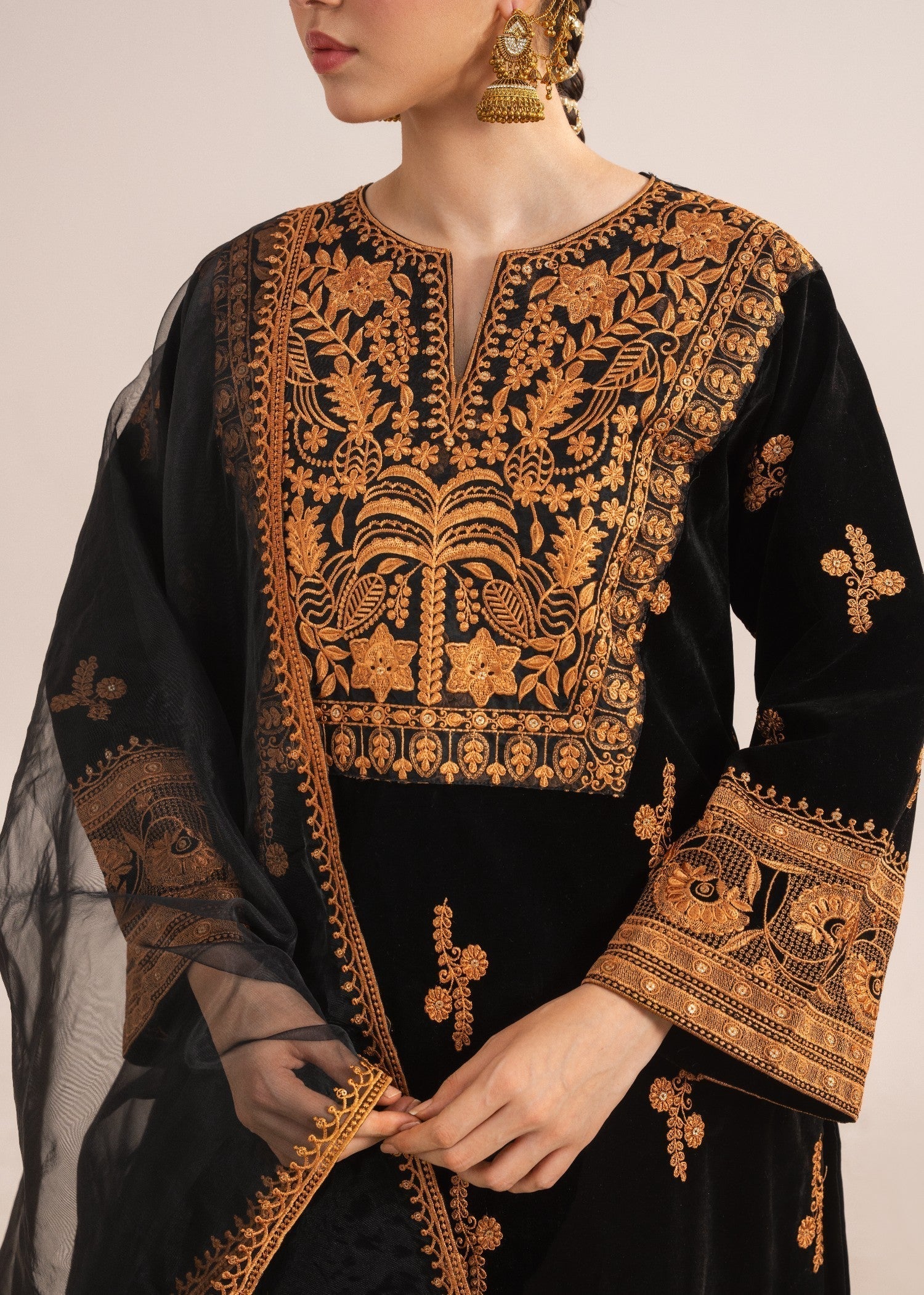 Rajdulari Kangana Velvet Women 3pcs