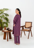 Stylish Collection LEAF PURPLE Women 2pcs