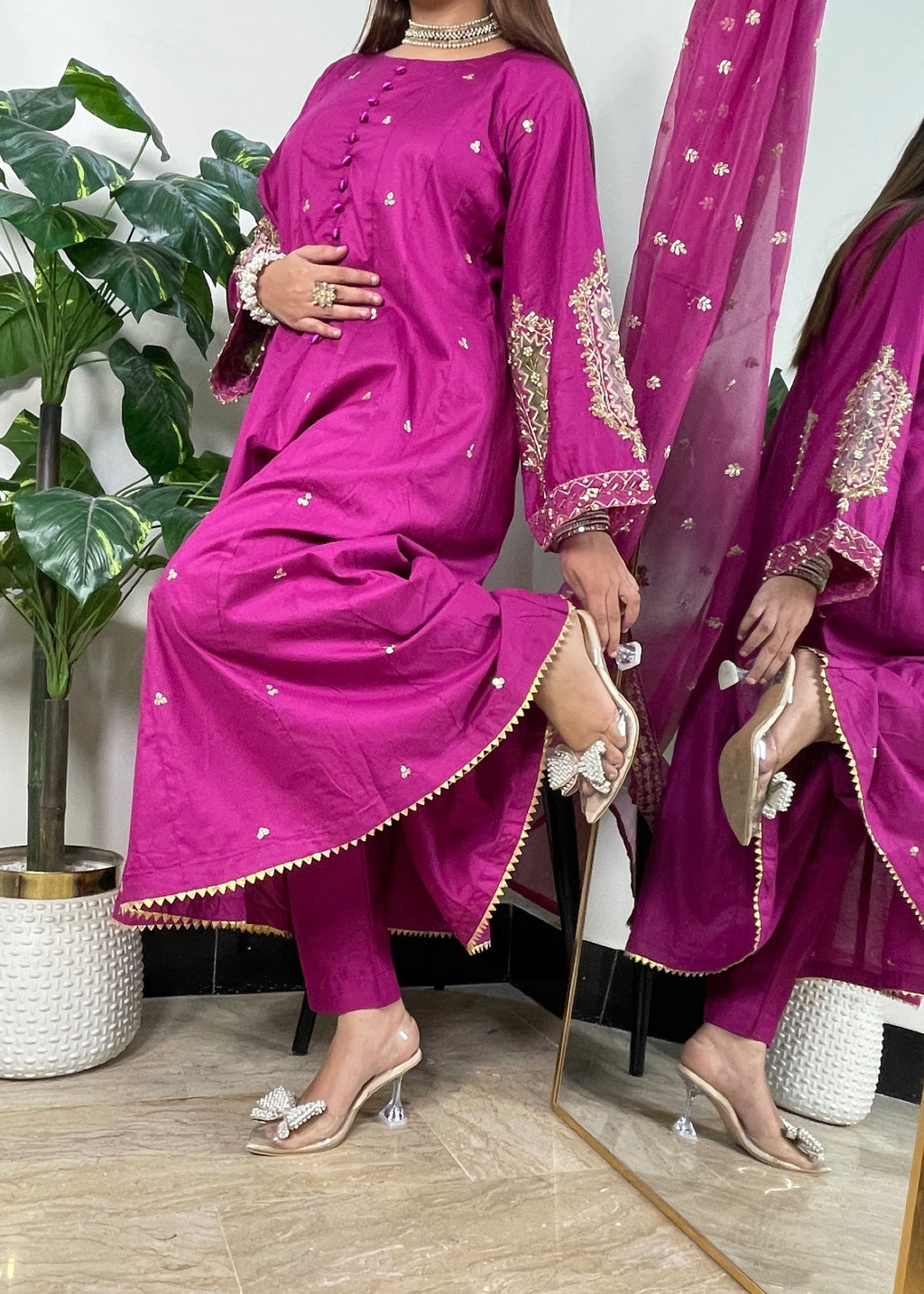 Suits By Sadia Cotton stylish Women 3pcs