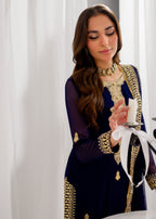 Alyssa NAVY BLUE SUIT ALN19 Women 3pcs