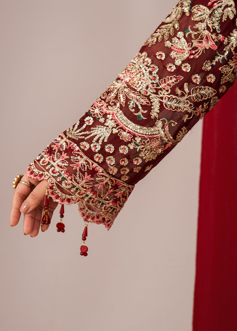 AATIQA Embroidered Chiffon Suit 85 Women 3pcs