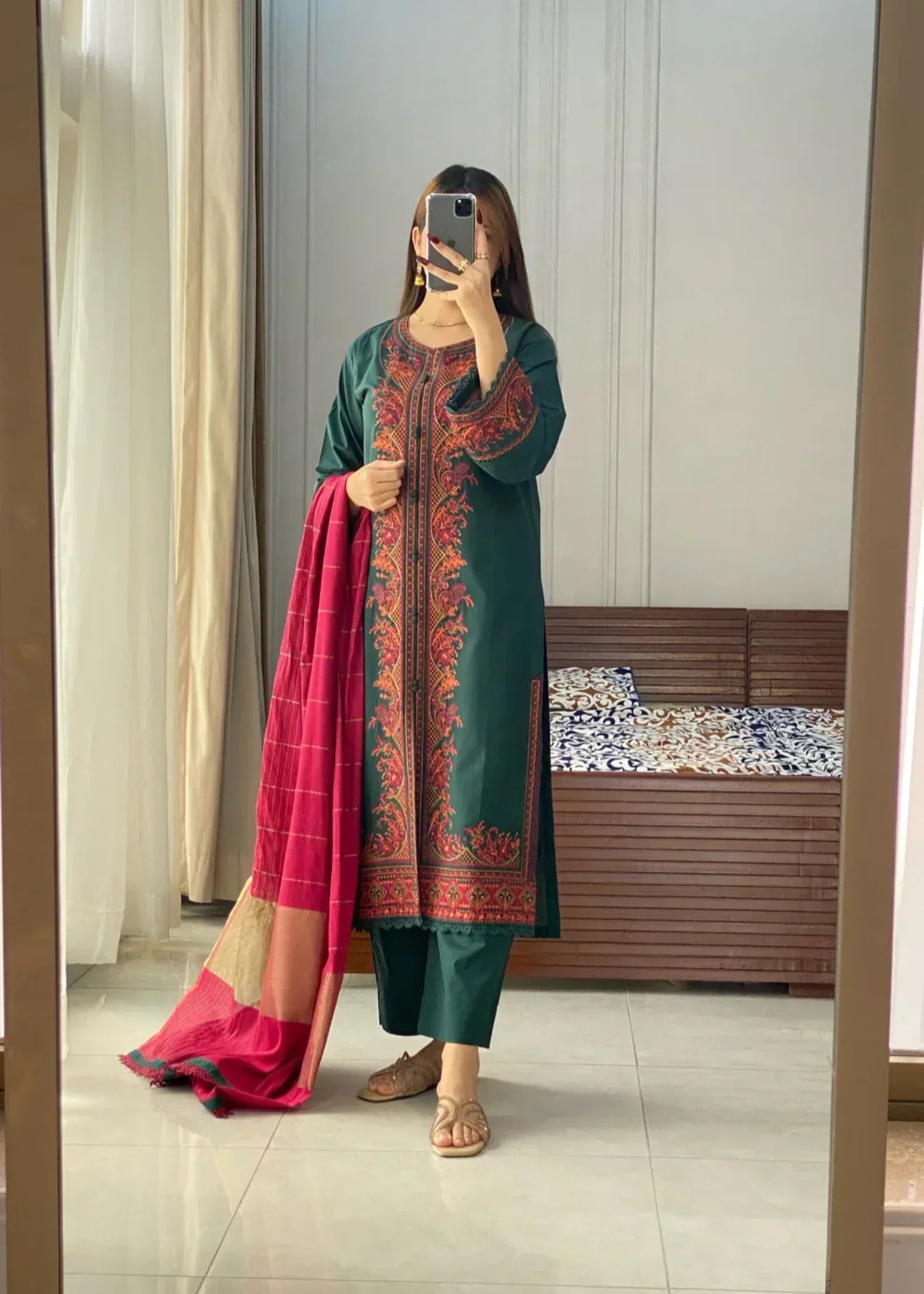 Rosyribbons Flora Embroidered Women 3pcs