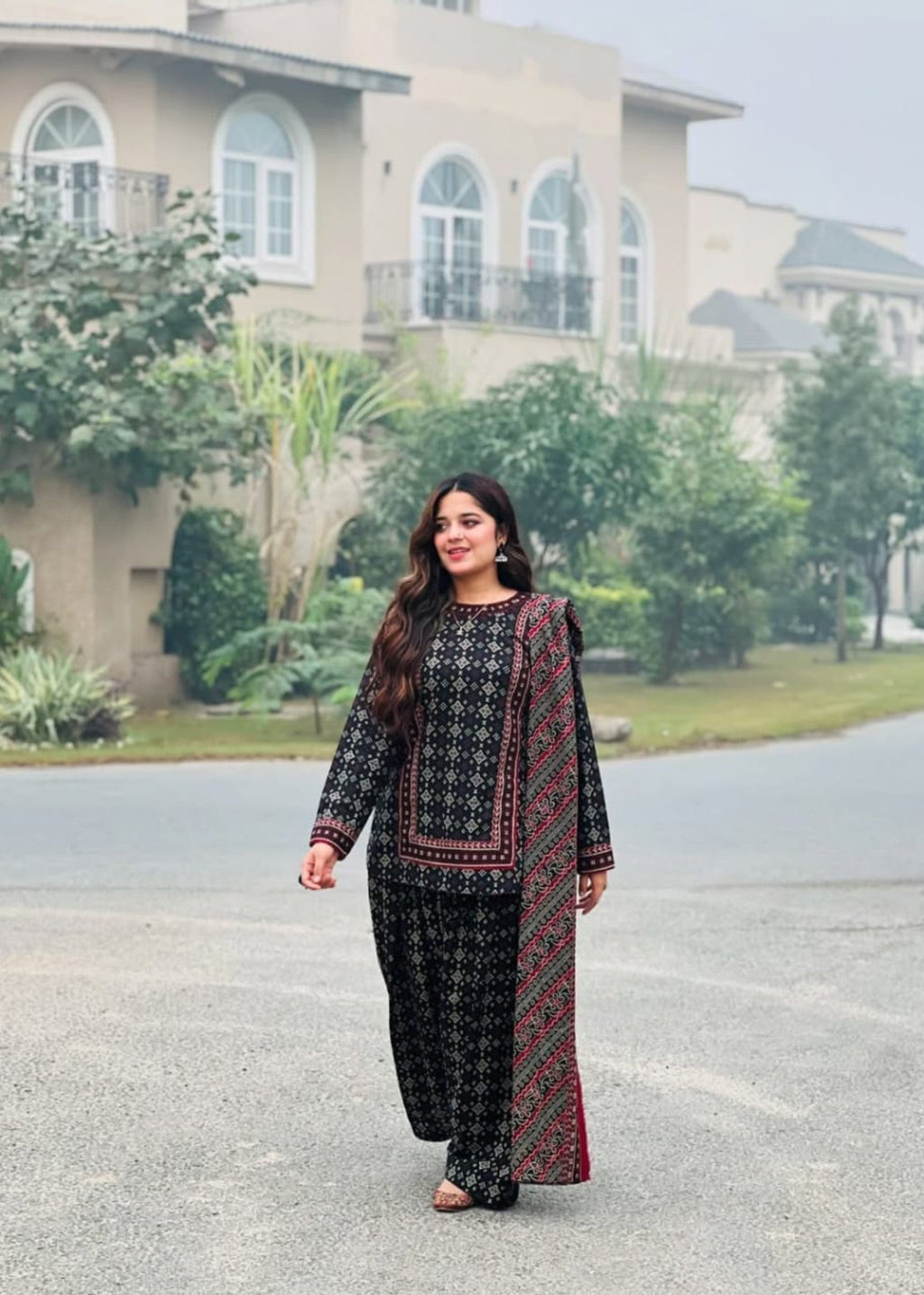 Tehzeeb Libas Chunri Farshi Women 3pcs