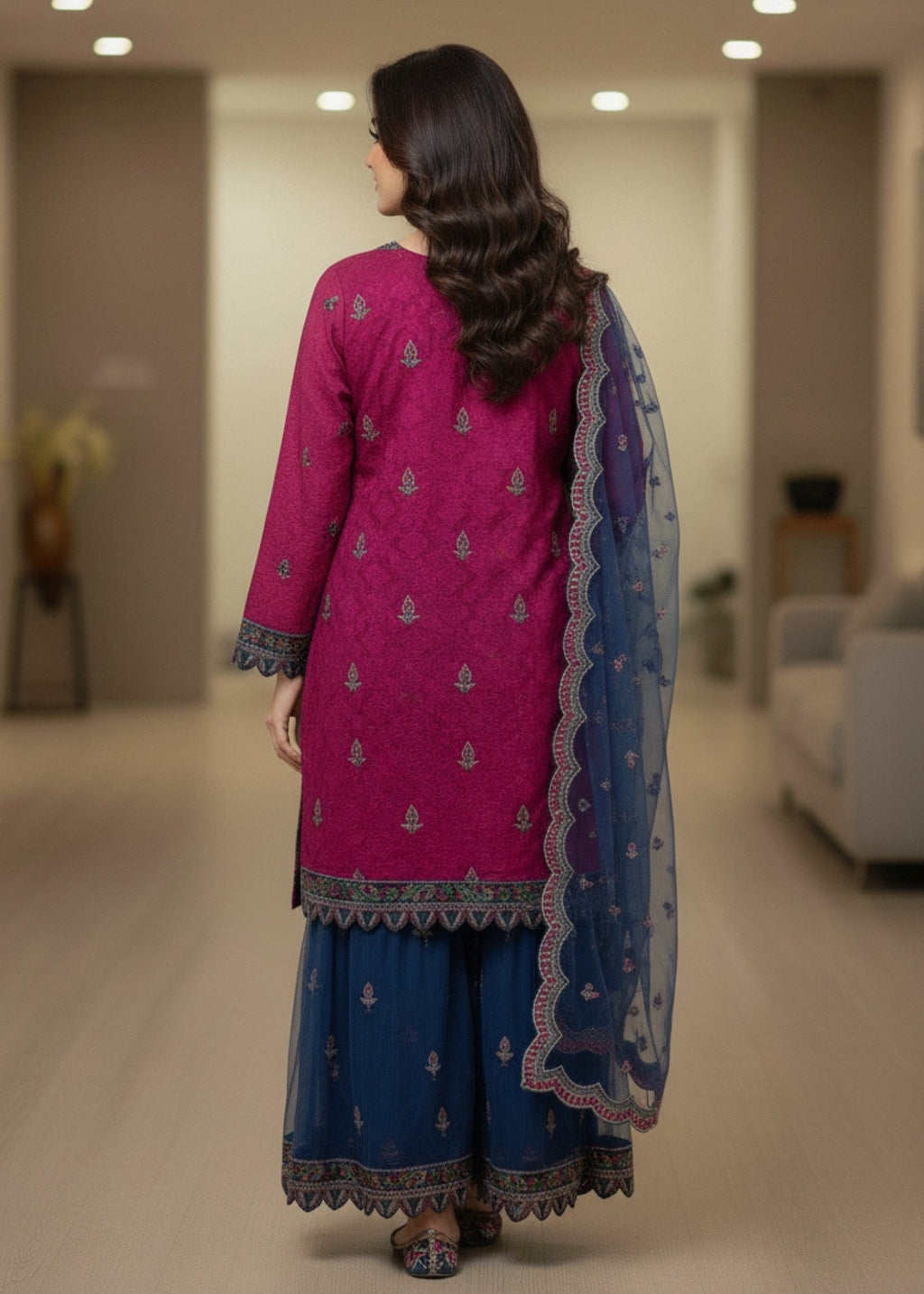 Diara Couture AROHA M 001 PINK Women 3pcs