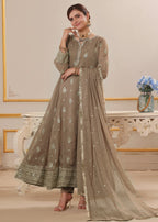 Abaan Zohan Raunak Brown Women 3pcs