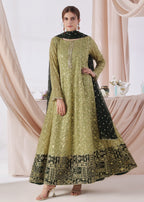 Ayesha Closet Hajra Noor Olive Women 3pcs