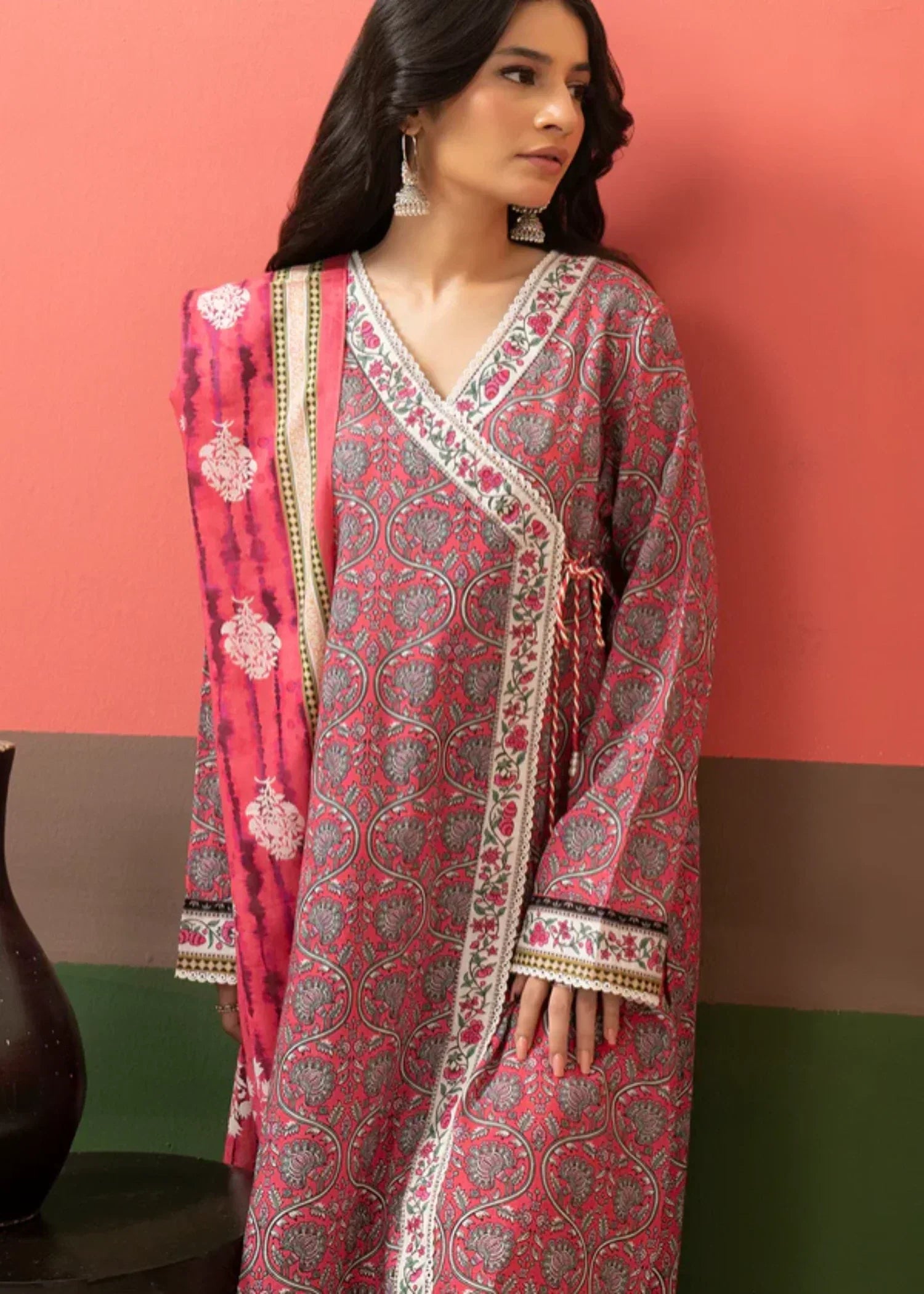 Zellbury Kurta Dupatta Trouser WPS2531987 Women 3pcs