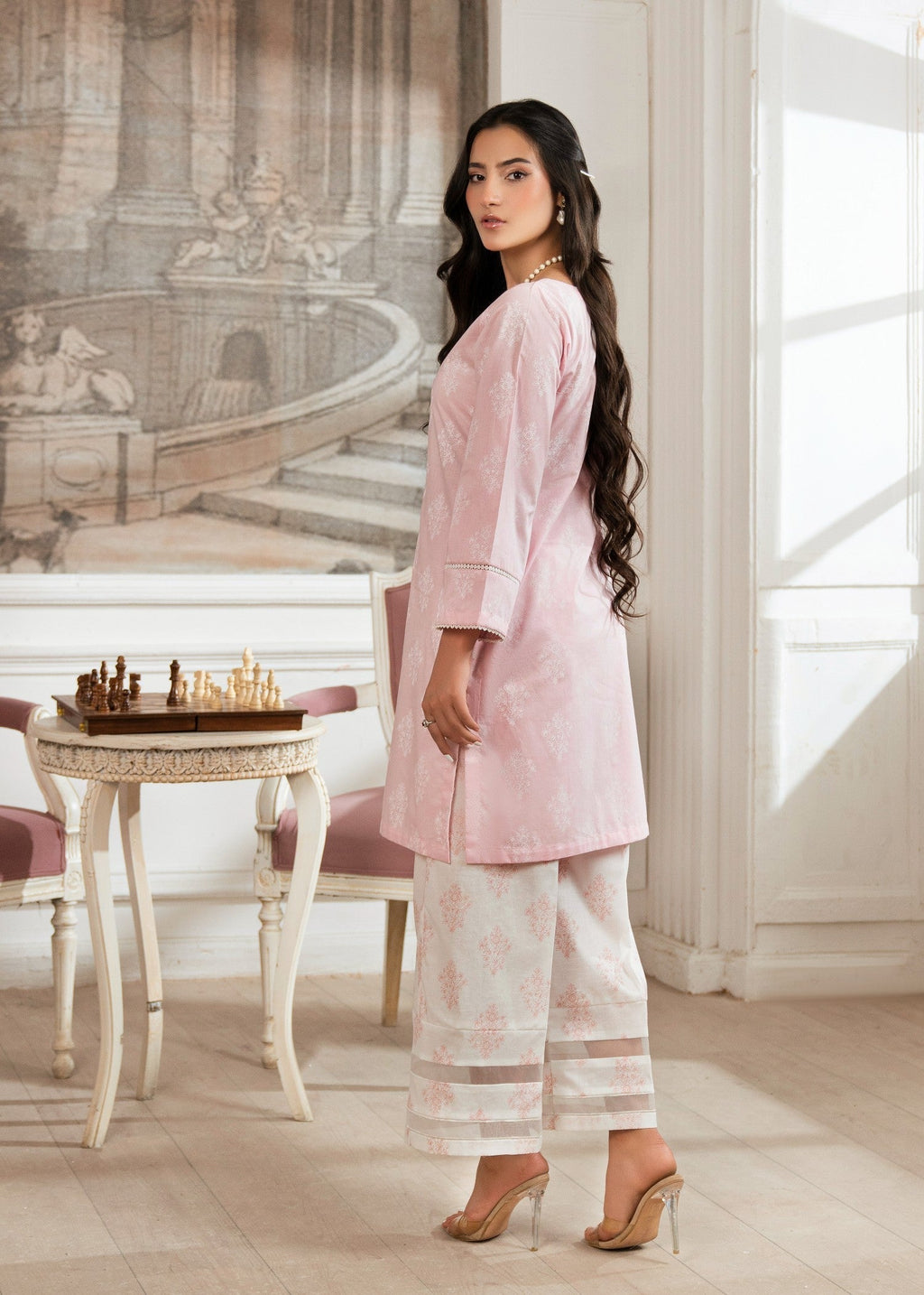 Sahibas By Mirza Baikal Pink Women 2pcs